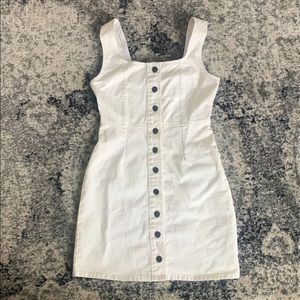 Urban Outfitters white denim dress 2